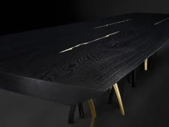 Discount Pamono Medium Il Pezzo 8 Black Table by Il Pezzo Mancante