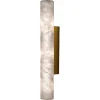 Pamono Medium Kendō Sconce 1 in Brushed Brass by Alabastro Italiano