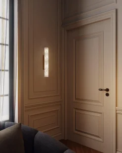 Pamono Medium Kendō Sconce 1 in Brushed Brass by Alabastro Italiano