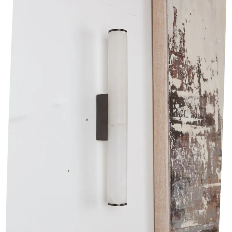 Discount Pamono Medium Sarral Alabaster Wall Light from Pure White Lines