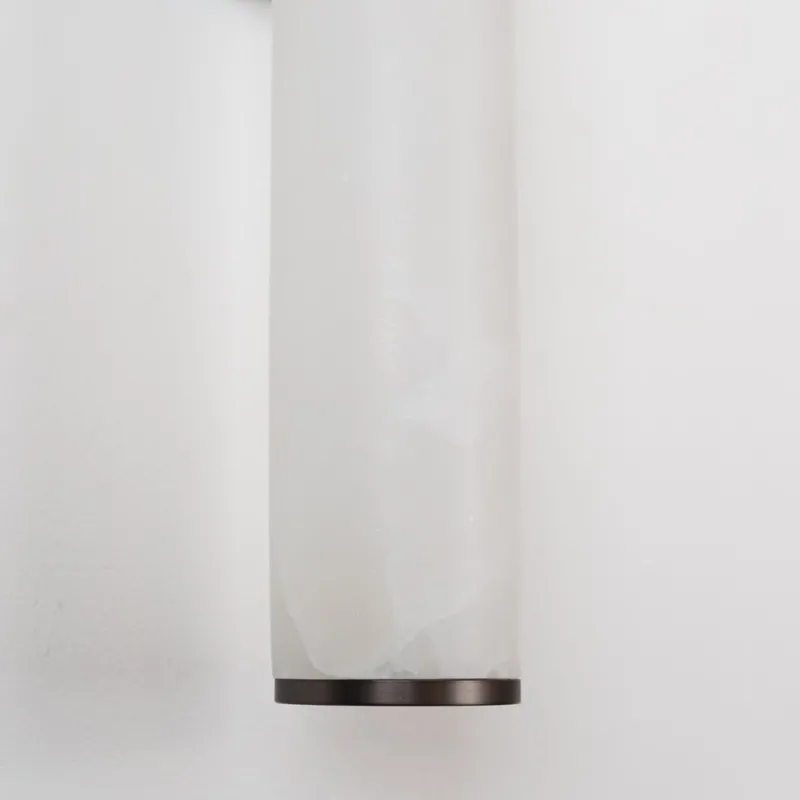 Discount Pamono Medium Sarral Alabaster Wall Light from Pure White Lines
