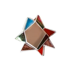 Pamono Medium Superstar Mirror Series #09 by Ruth Minola Scheibler><noscript><img width=