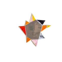 Pamono Medium Superstar Mirror Series #09 by Ruth Minola Scheibler><noscript><img width=