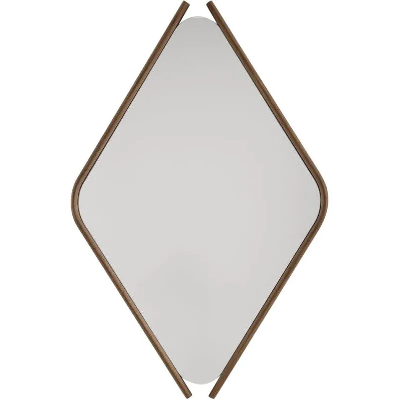 Hot Pamono Medium Walnut Wood Eye Mirror by Morica Design
