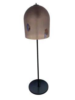 Pamono Medusa Floor Lamp in Murano Glass and Black Metal attributed to Alfredo Barbini, 1960s> Floor Lamps