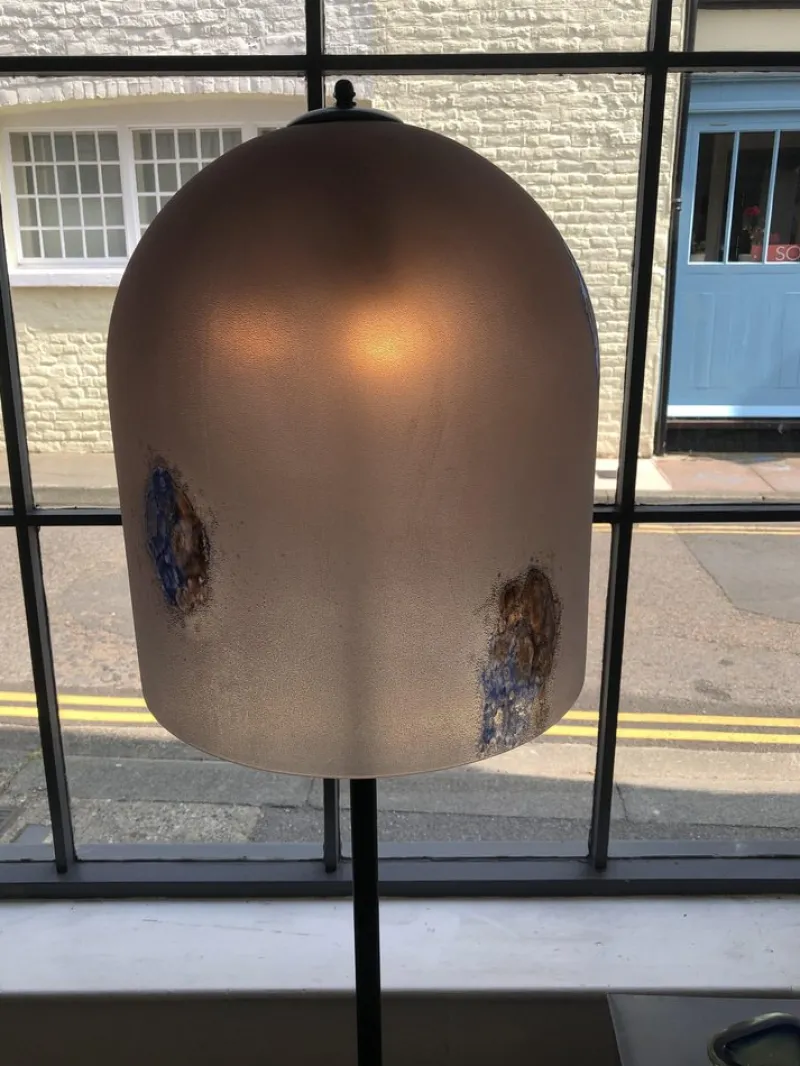 Pamono Medusa Floor Lamp in Murano Glass and Black Metal attributed to Alfredo Barbini, 1960s> Floor Lamps