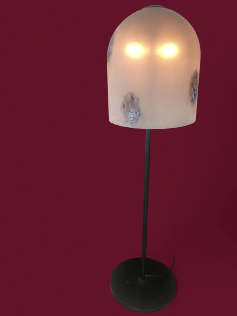 Pamono Medusa Floor Lamp in Murano Glass and Black Metal attributed to Alfredo Barbini, 1960s> Floor Lamps