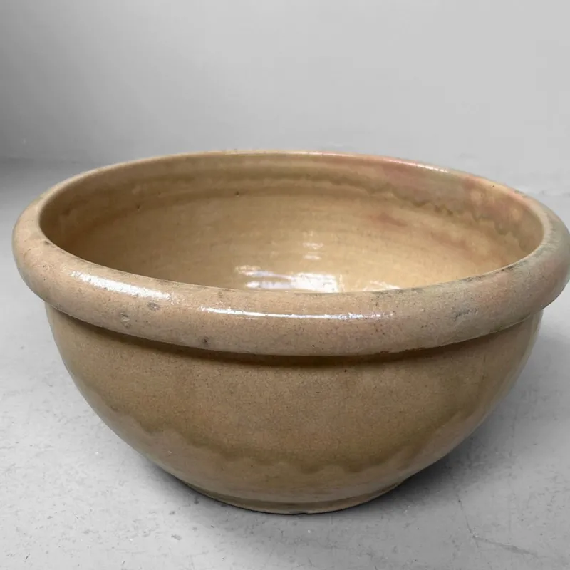 Outlet Pamono Meiji Earthenware Mingei Bowl, Japan, 1890s