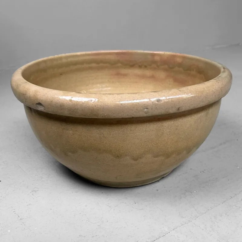Outlet Pamono Meiji Earthenware Mingei Bowl, Japan, 1890s