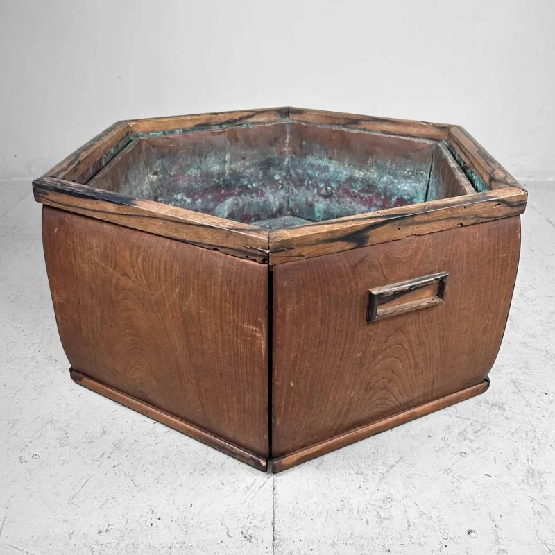 Pamono Meiji Japanese Hibachi Fire Pot, 1890s> Fireplaces And Mantels