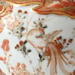 Pamono Meiji Period Japanese Kutani Ware Porcelain Ginger Jar, 1880s><noscript><img width=