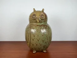 New Pamono Meike Falck Nicolaisen, Large Mid-Century German Owl Sculpture, 1960s, Ceramic