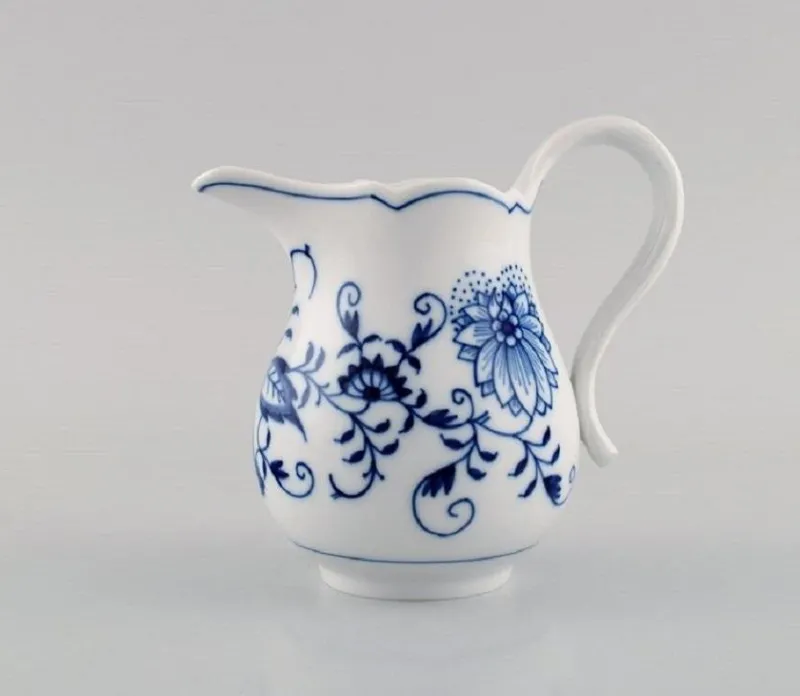 Hot Pamono Meissen Blue Porcelain Coffee Service, 1890s, Set of 5