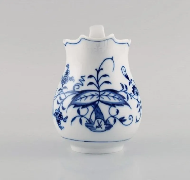 Hot Pamono Meissen Blue Porcelain Coffee Service, 1890s, Set of 5