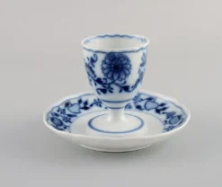 Hot Pamono Meissen Blue Porcelain Coffee Service, 1890s, Set of 5