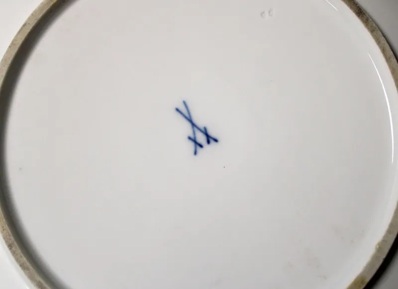 Pamono Meissen Porcelain Plates, 1930s, Set of 30> Serving Dishes