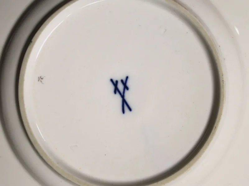 Pamono Meissen Porcelain Plates, 1930s, Set of 30> Serving Dishes
