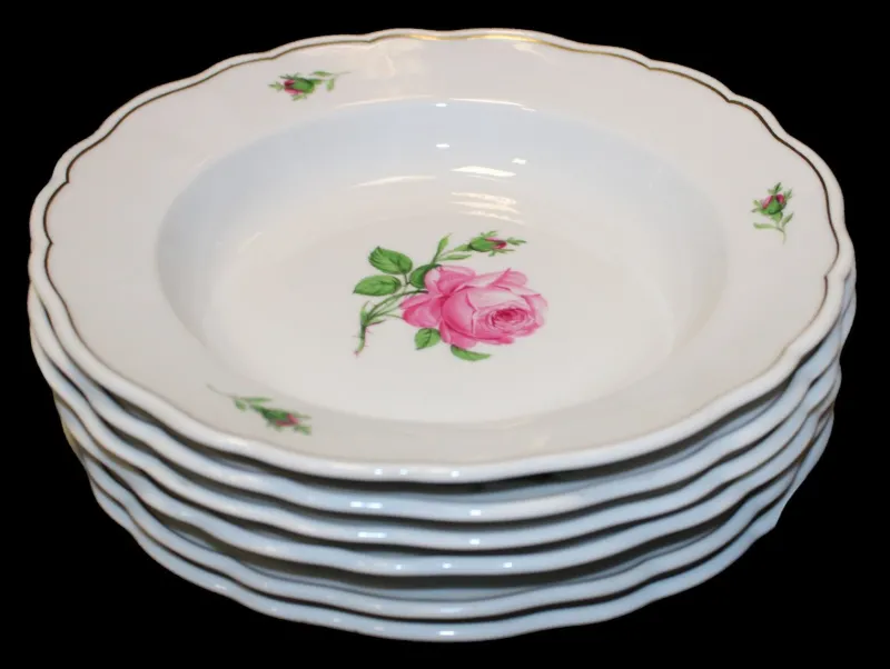 Pamono Meissen Porcelain Plates, 1930s, Set of 30> Serving Dishes