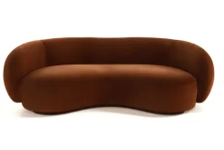 Pamono Melancholy Sofa in Brown Velvet from Moanne> Seating
