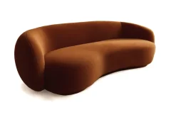 Pamono Melancholy Sofa in Brown Velvet from Moanne> Seating