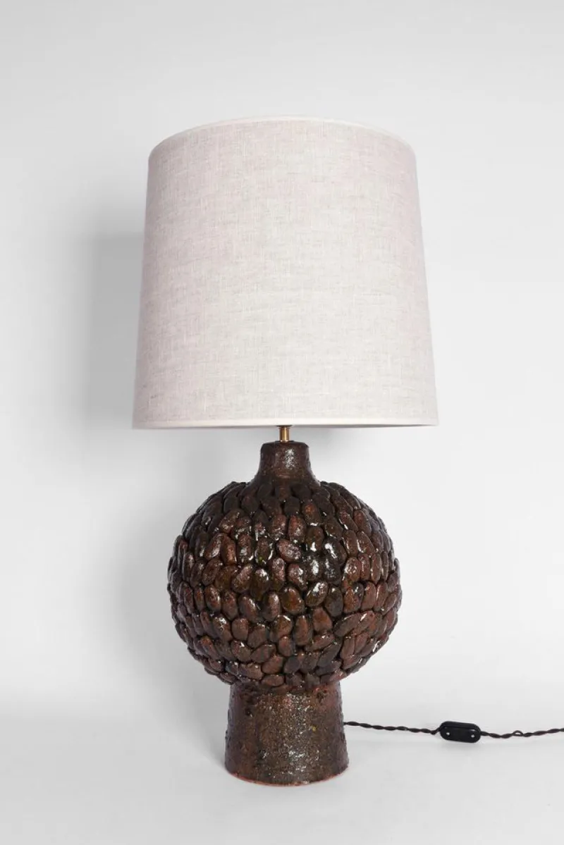 Online Pamono Melides Brown Lamp by Barracuda Interiors