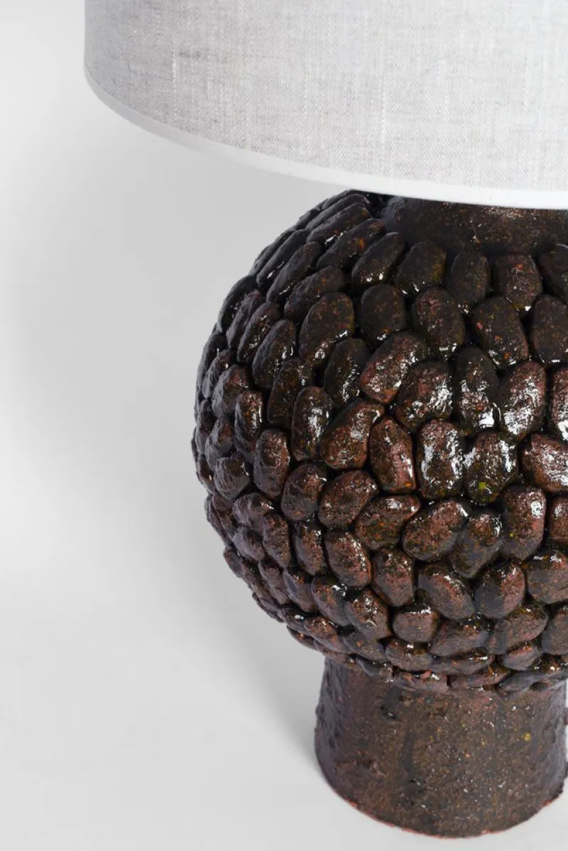 Online Pamono Melides Brown Lamp by Barracuda Interiors