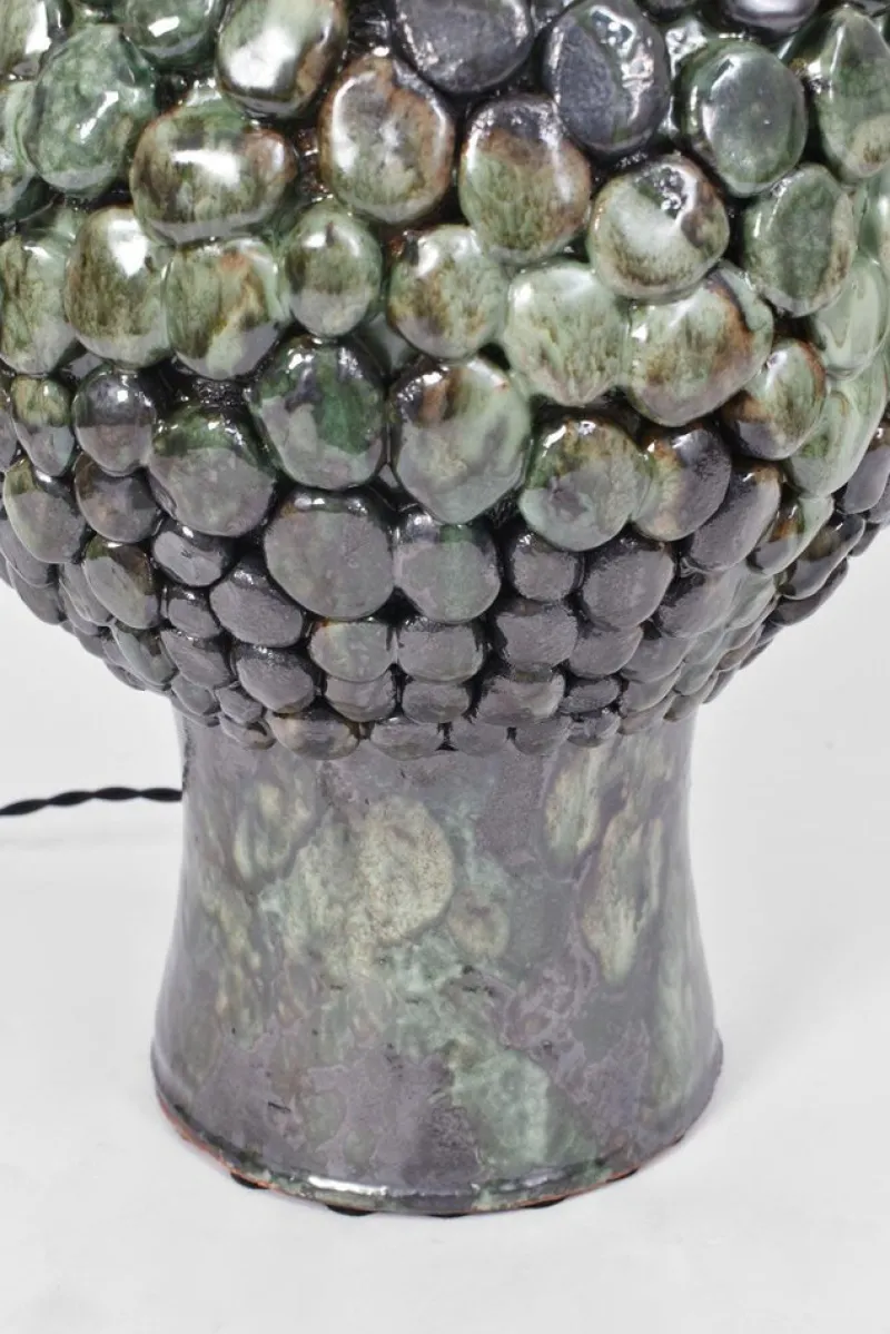 Pamono Melides Green and Black Lamp by Barracuda Interiors> Table Lamps