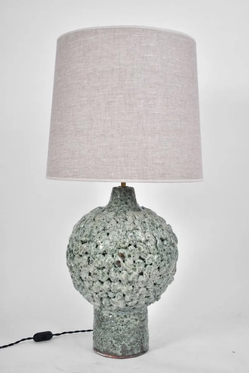 Pamono Melides Light Green Lamp by Barracuda Interiors> Table Lamps
