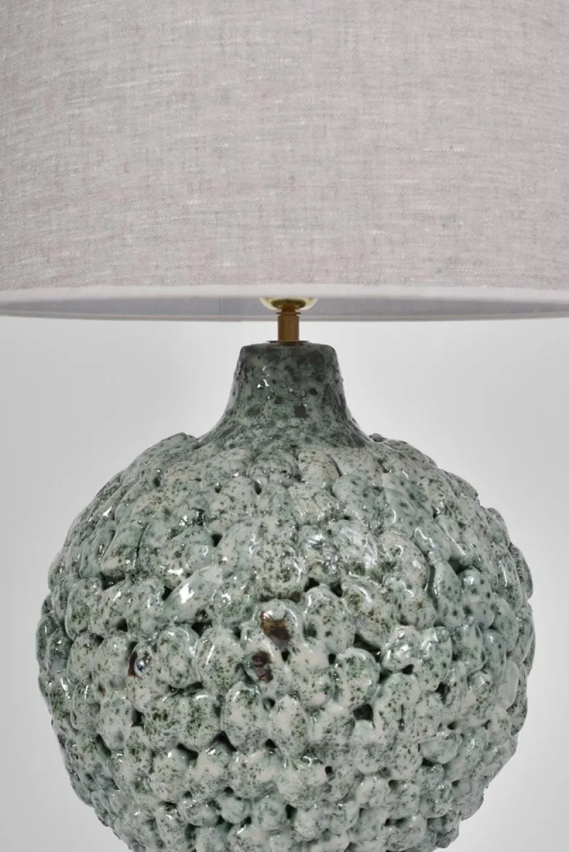 Pamono Melides Light Green Lamp by Barracuda Interiors> Table Lamps
