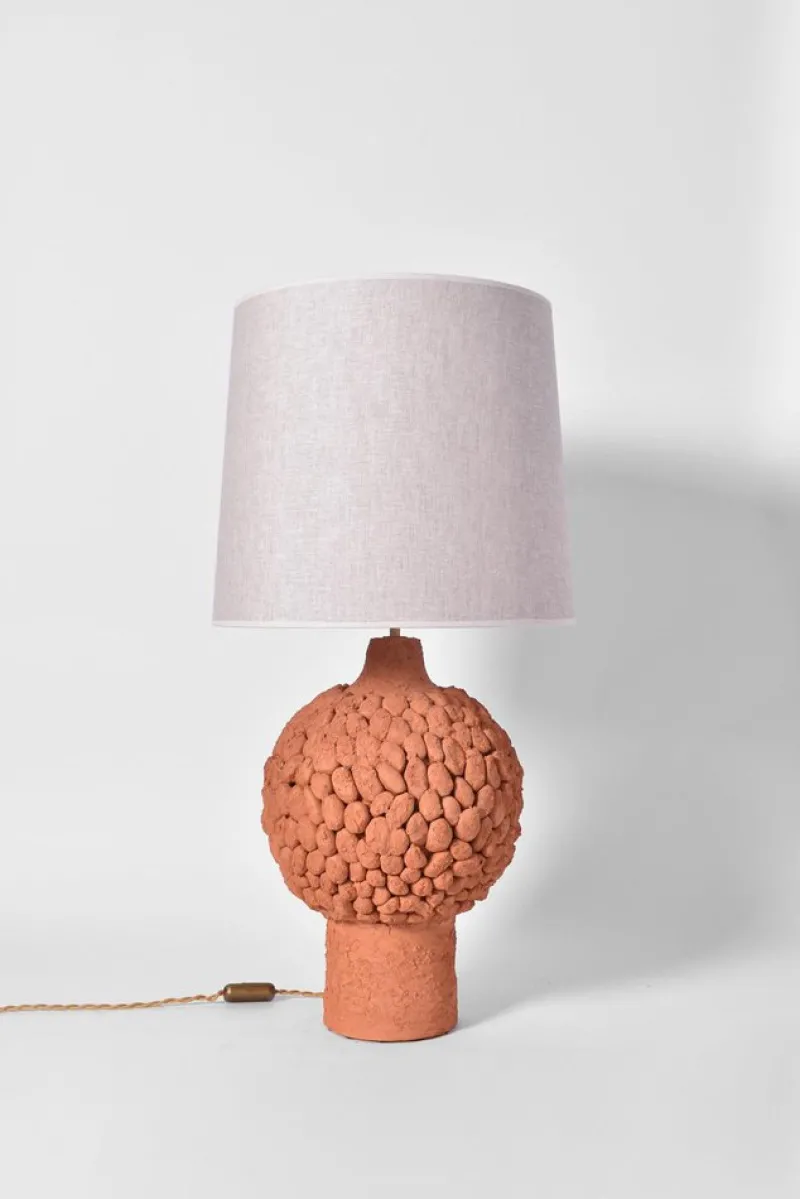 Hot Pamono Melides Terracotta Lamp by Barracuda Interiors