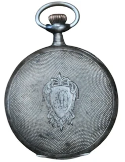 Pamono Mens Pocket Watch in Silver from Omega> Watches