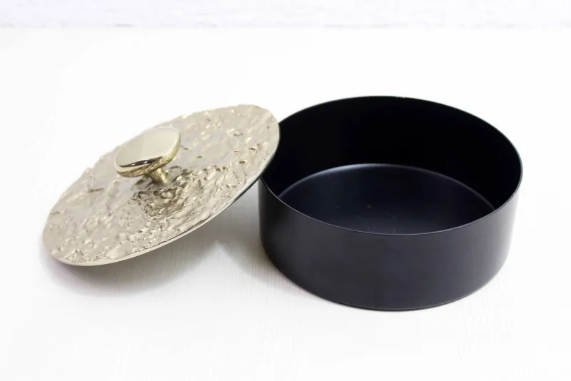 Discount Pamono Metal and Brass Box, 1980s