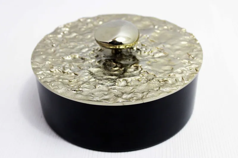Discount Pamono Metal and Brass Box, 1980s