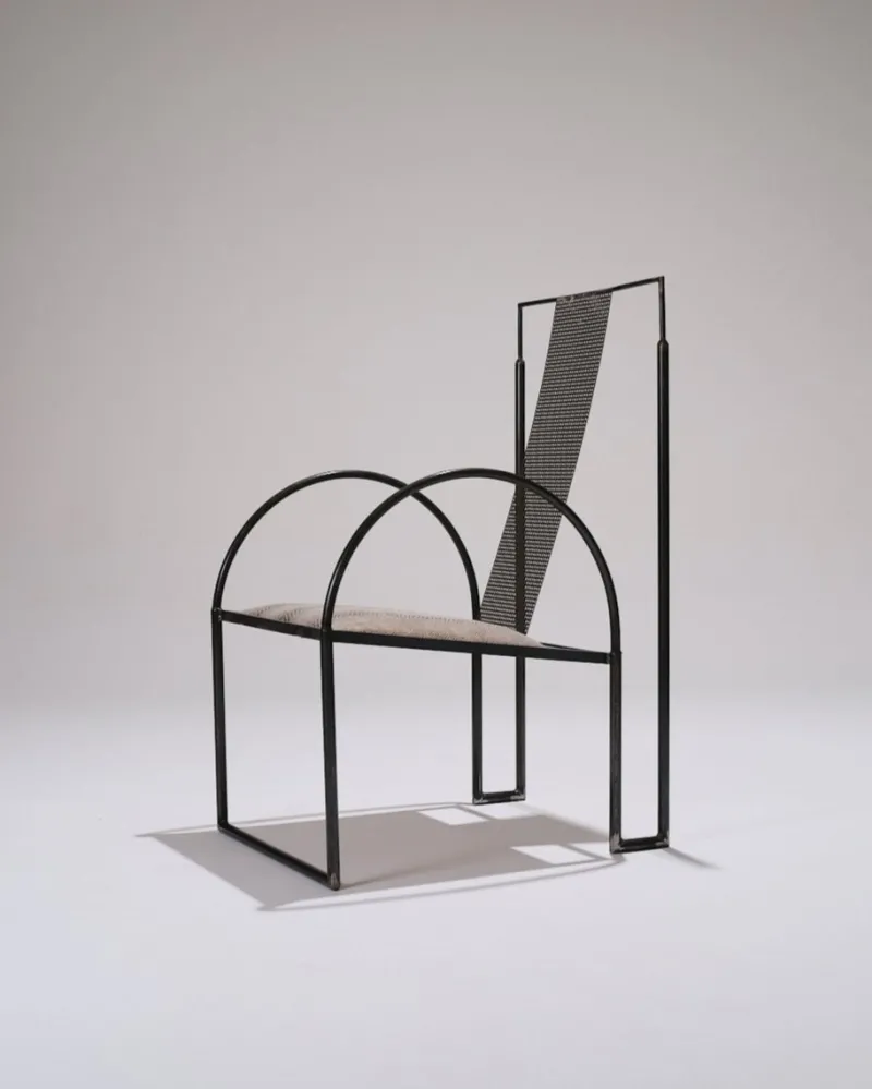 Pamono Metal Armchair by Anderl Kammermeier, 1980s> Lounge Chairs & Armchairs