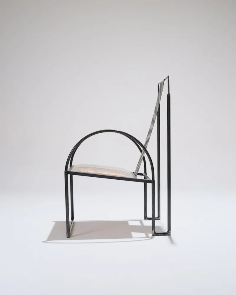 Pamono Metal Armchair by Anderl Kammermeier, 1980s> Lounge Chairs & Armchairs