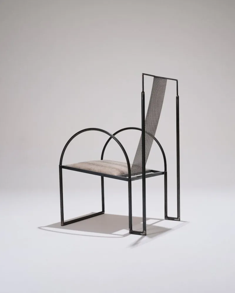 Pamono Metal Armchair by Anderl Kammermeier, 1980s> Lounge Chairs & Armchairs
