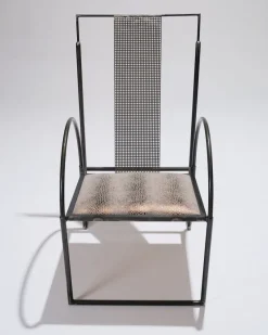 Pamono Metal Armchair by Anderl Kammermeier, 1980s><noscript><img width=