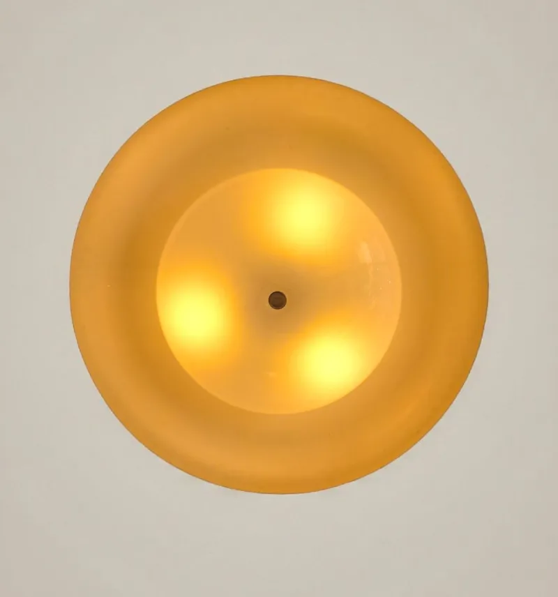 Pamono Metal Chandelier by Pirro Cuniberti for Sirrah, Italy, 1972> Ceiling Lights
