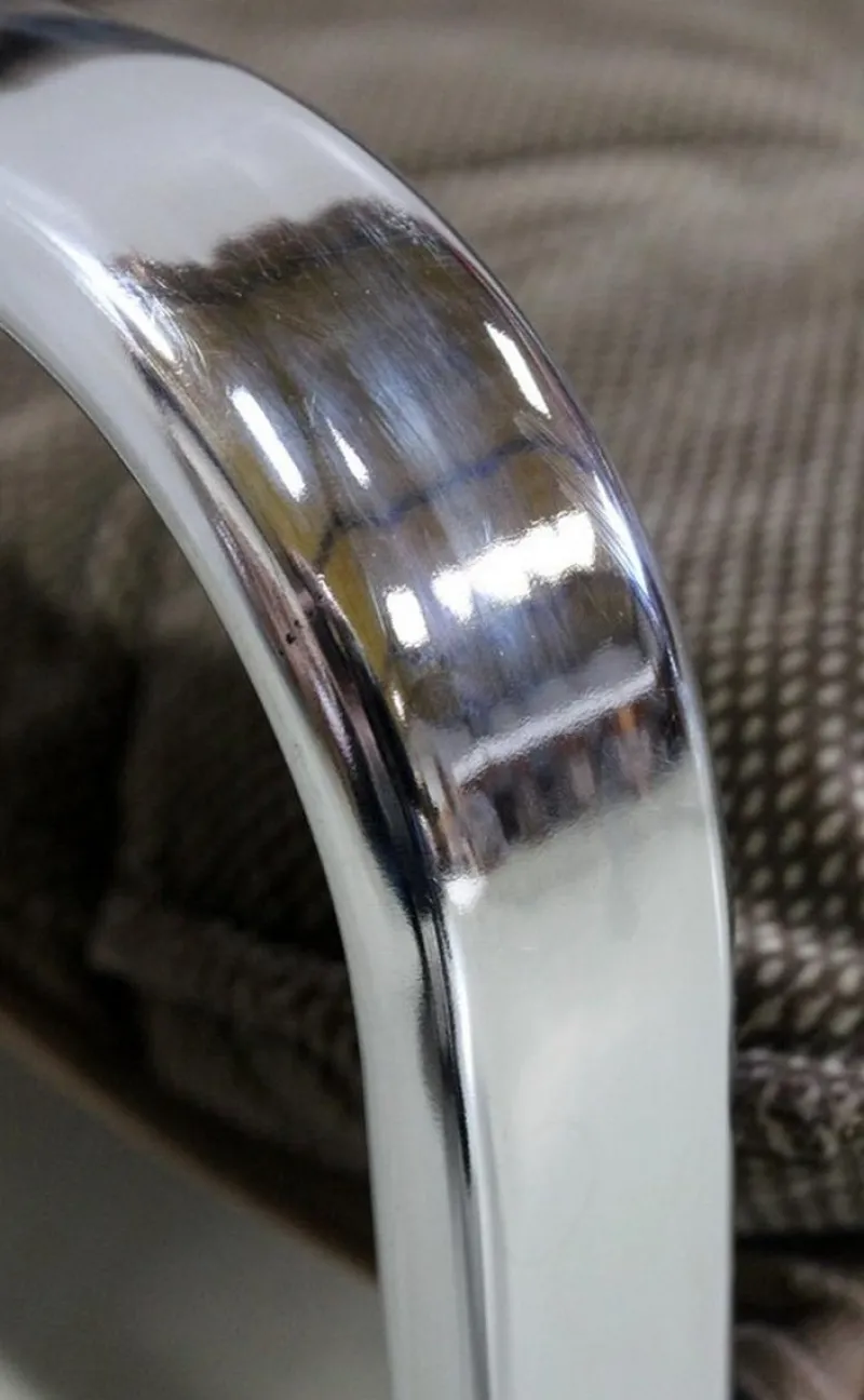 Hot Pamono Metal Chrome Bench, 1970s