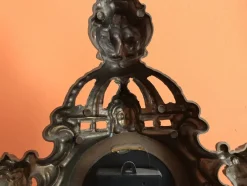 Pamono Metal Fireplace Wall Clock, 1970s><noscript><img width=