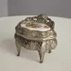 Pamono Metal Jewelry Box, 1950s> Trunks Crates & Baskets
