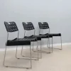 Pamono Metal Omstak Chairs by Rodney Kinsman for Bieffeplast, 1970s, Set of 6> Side Chairs & Dining Chairs
