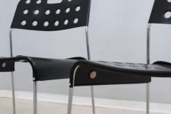 Pamono Metal Omstak Chairs by Rodney Kinsman for Bieffeplast, 1970s, Set of 6><noscript><img width=