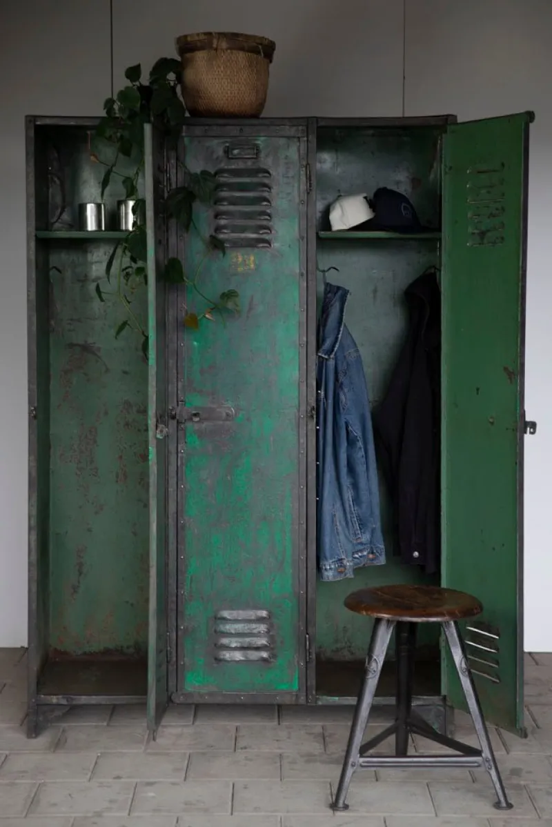 Clearance Pamono Metal 3-Piece Cabinet with Numeration, 1930s