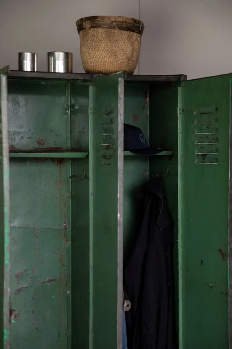 Clearance Pamono Metal 3-Piece Cabinet with Numeration, 1930s