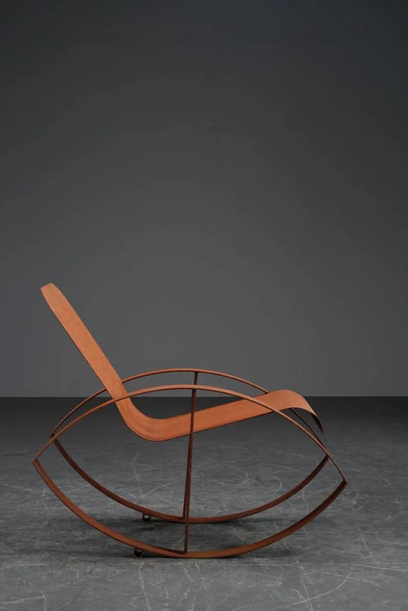 Pamono Metal Rocking Chair, 1970s> Rocking Chairs
