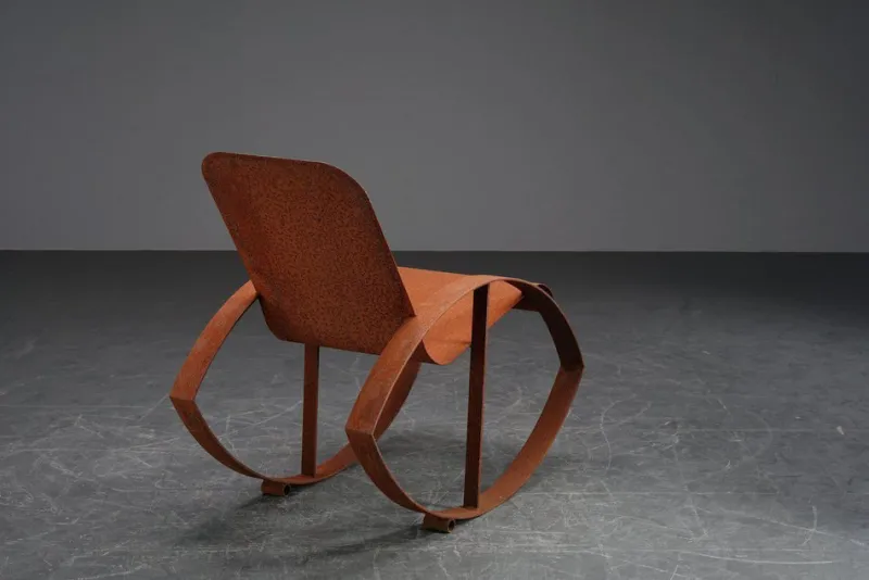 Pamono Metal Rocking Chair, 1970s> Rocking Chairs