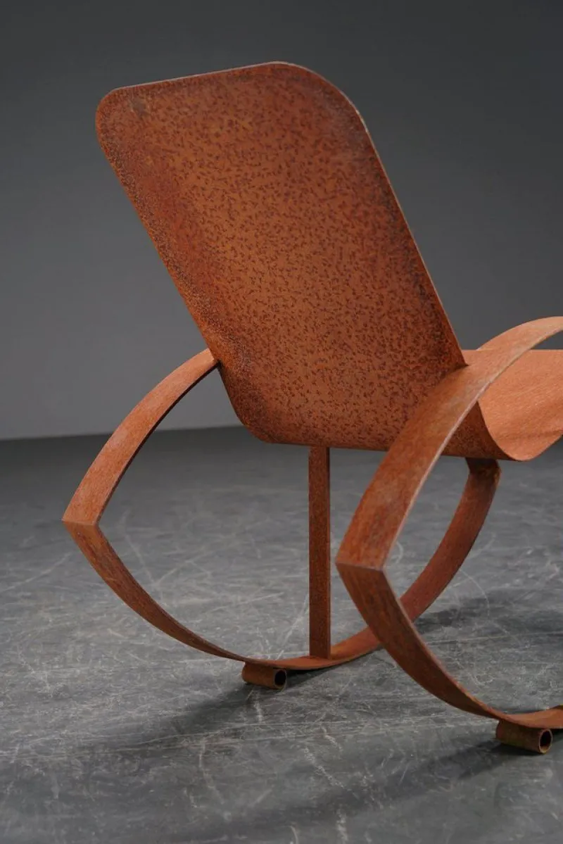 Pamono Metal Rocking Chair, 1970s> Rocking Chairs