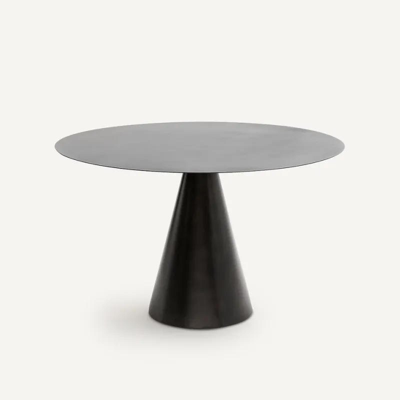 Pamono Metal Round Dining Table by AM.PM, 2010s> Dining Tables & Sets