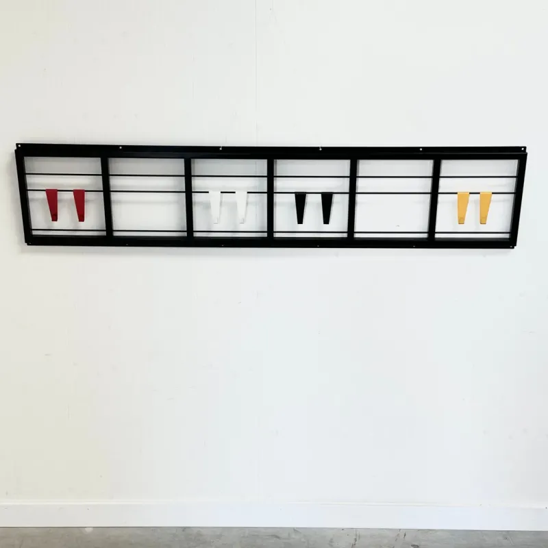 Pamono Metal Toonladder Coat Rack by Coen de Vries for Pilastro, 1950s